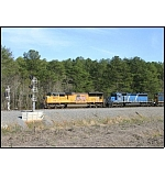 CSX Q675 is about to split the signals somewhere between Adairsville and Kingston.
